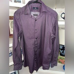 Hart Schaffner Marx Red and Blue Plaid Shirt